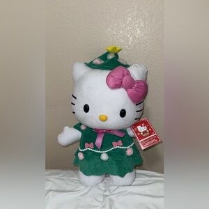 Hello Kitty Holiday Greeter in Green and Pink